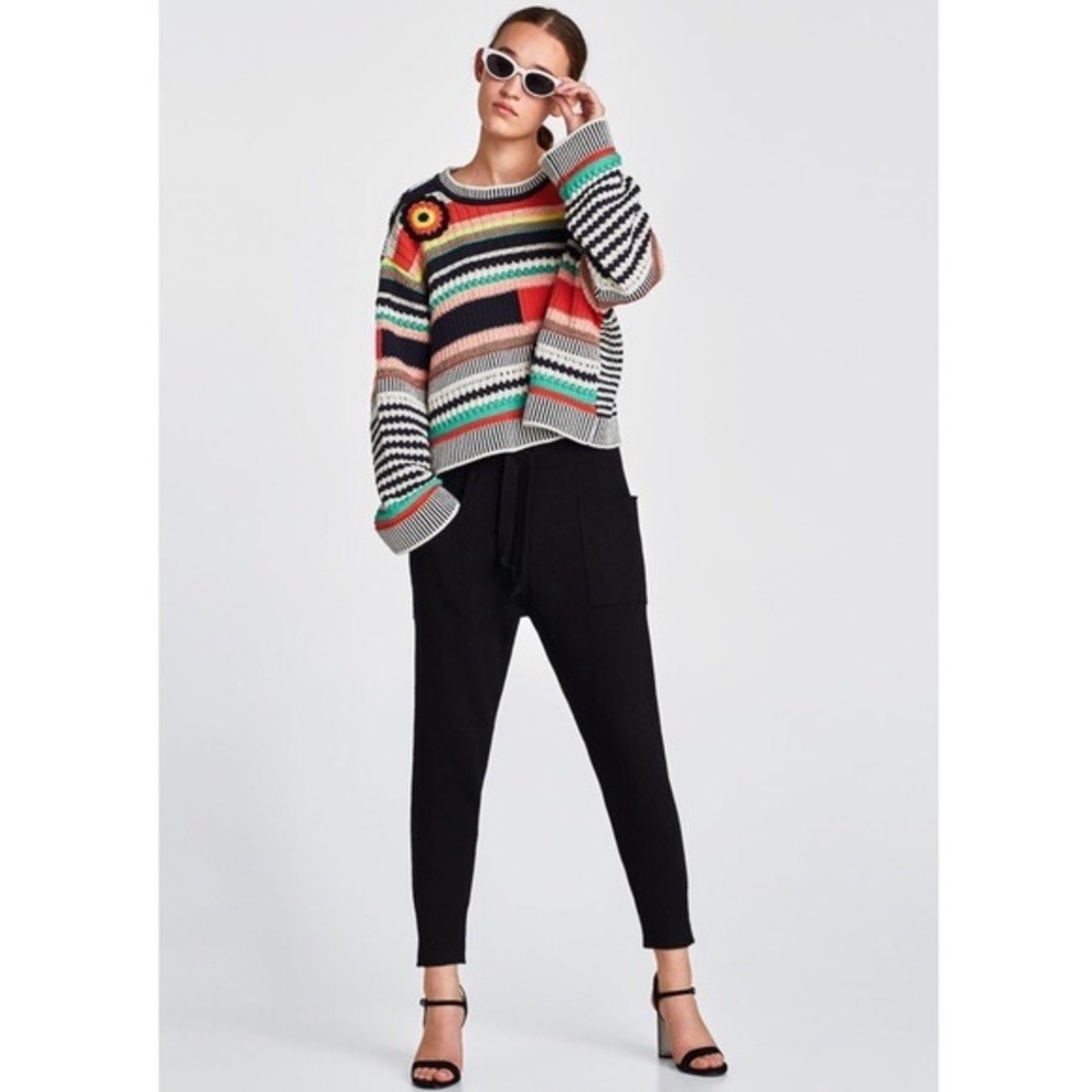 Zara Knit Black Joggers